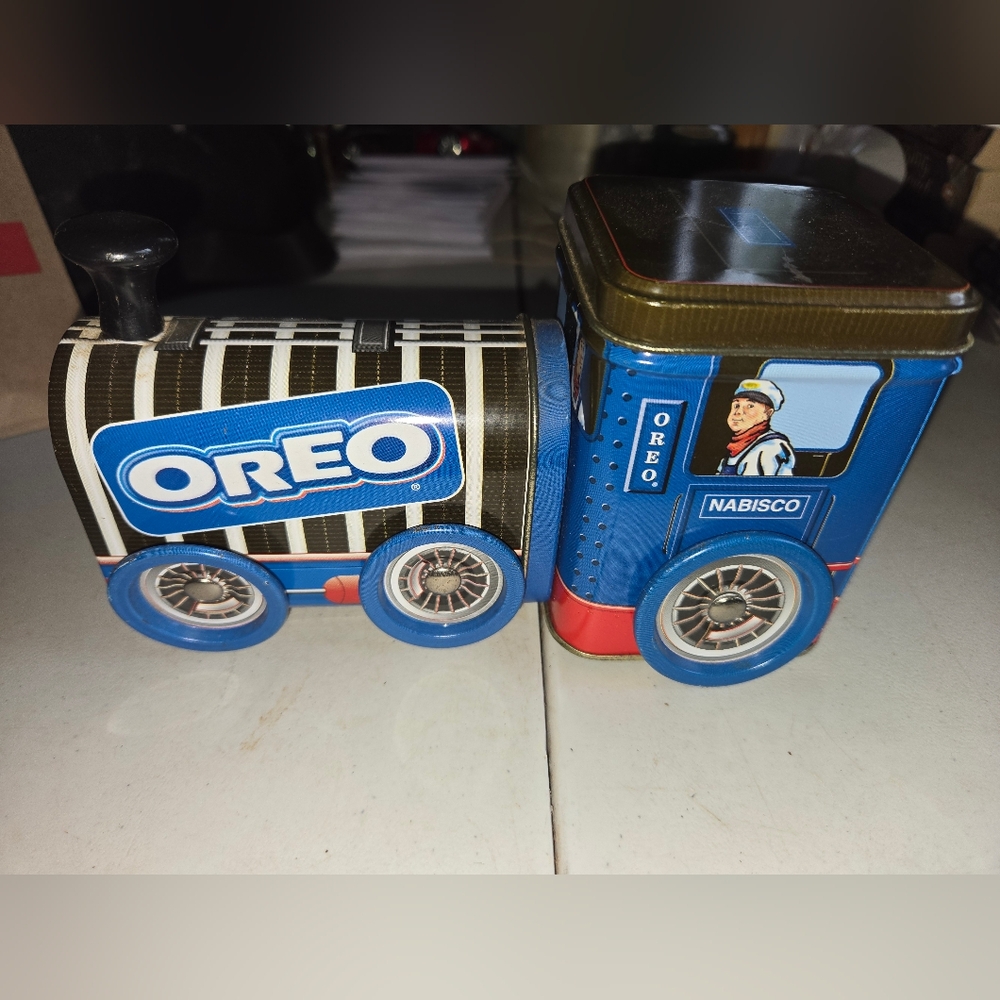 Vintage Oreo Train Tin 1997 Nabisco Company